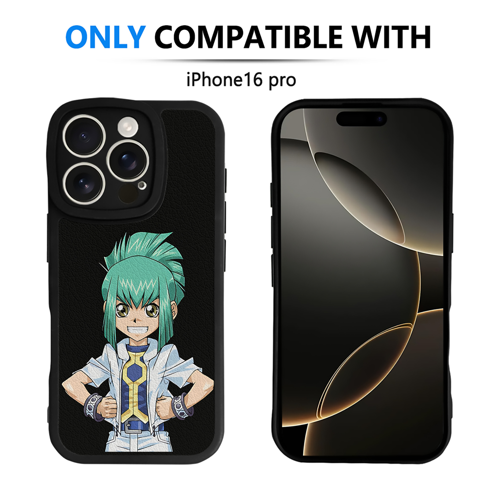 遊☆戯☆王 Yu-Gi-Oh! 【iPhone 16シリーズ対応】シリコンスマホケース（レザー調） 材質：シリコン
